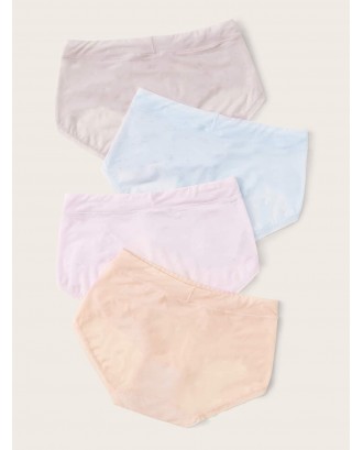 4pack Lace Trim Panty Set
